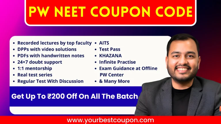 pw neet coupon code
