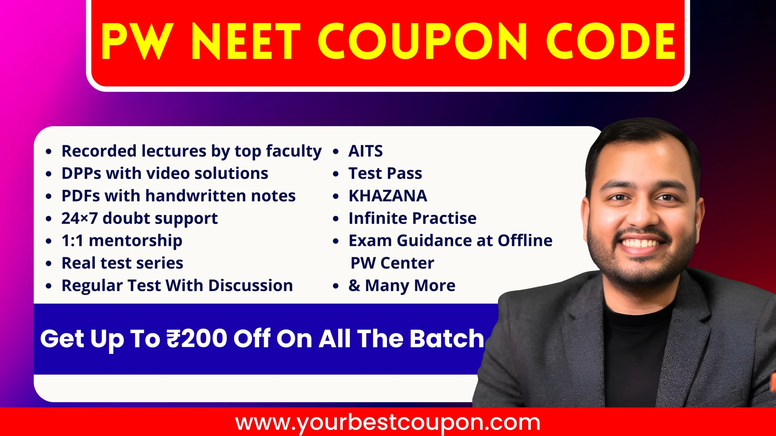 pw neet coupon code